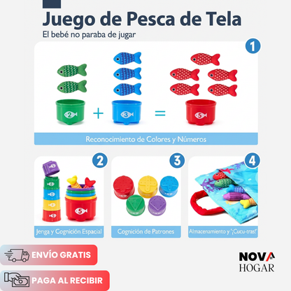 LittleFisher™ Juego Educativo de Pesca Montessori