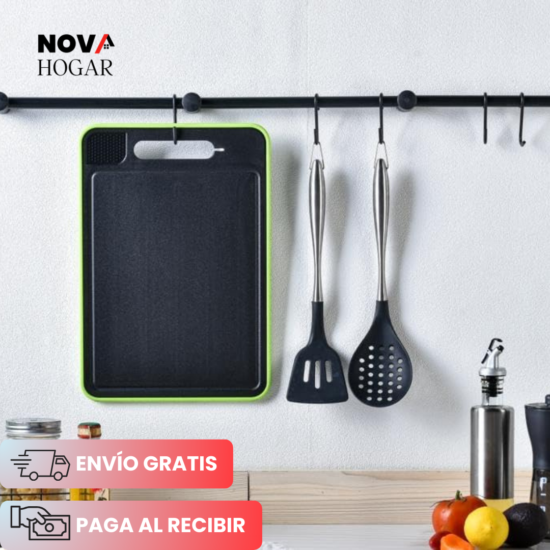 MultiSlice: Tabla Premium 4-en-1 con Descongelación Rápida