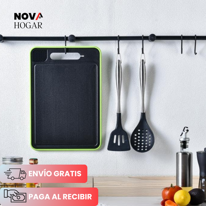 MultiSlice: Tabla Premium 4-en-1 con Descongelación Rápida