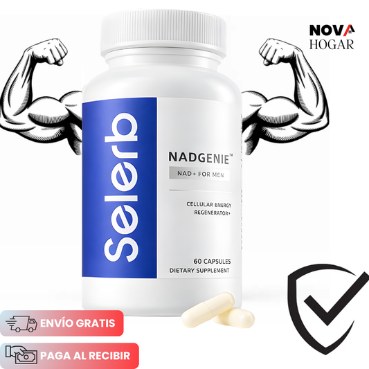NADGenie™ 60 Capsulas Suplemento de Bienestar Masculino