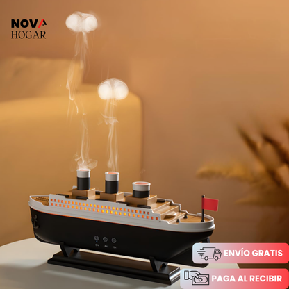 OceanBreeze™ Barco Humidificador con Luz LED