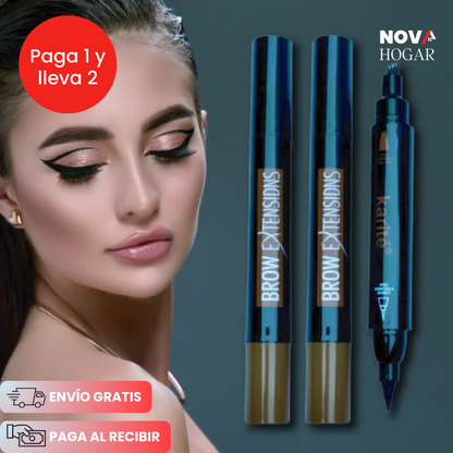 2x1 BrowInk™ Lápiz Microblading para Cejas Perfectas