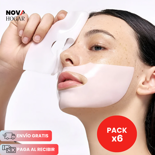 Pack x6 HydraSilk™ Mascarilla Coreana de Colágeno y Ácido Hialurónico