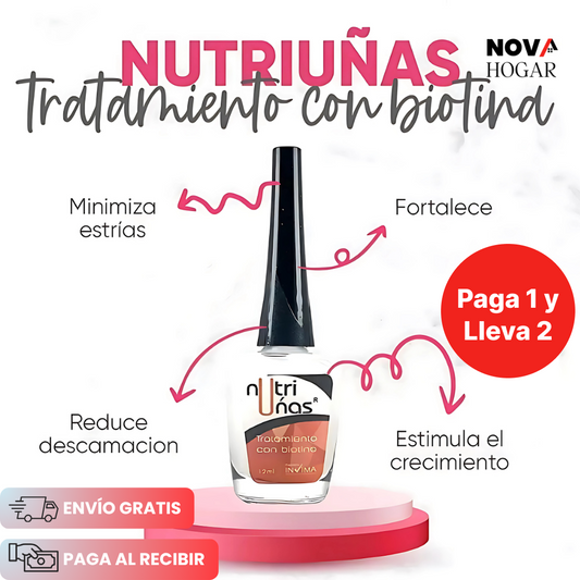 2x1 NutriUñas™ Tratamiento Fortalecedor para Uñas