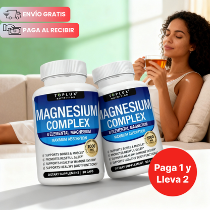 2X1 Magnesium Complex™ Complejo Natural de Magnesio 8 en 1