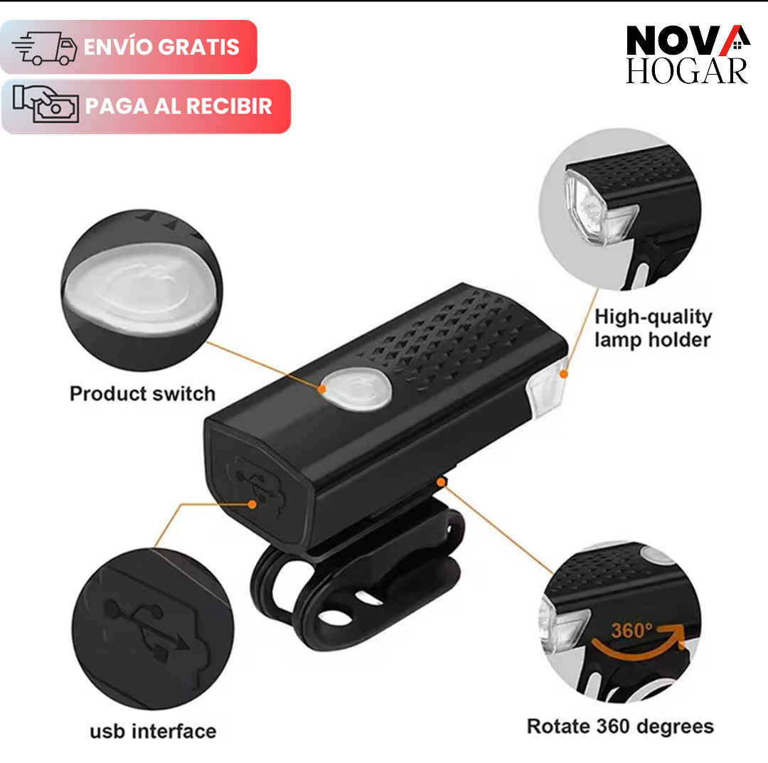 LumeBike™ Luces de Seguridad Recargables para Bicicleta