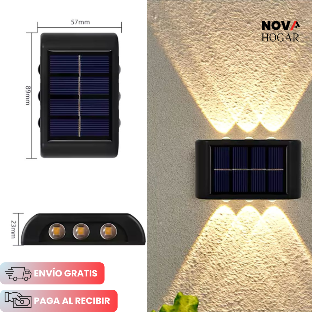 2x1 Mini SolarLuxe™ Lámpara Exterior Decorativa con Energía Solar