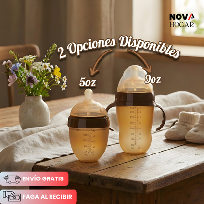 MommyTouch™ Biberón Silicona Sensación Real Materna