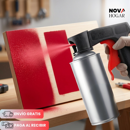 2x1 SprayMaster™ Pistola Adaptadora Para Aerosoles Profesional