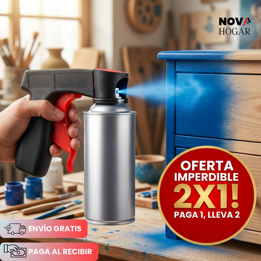 2x1 SprayMaster™ Pistola Adaptadora Para Aerosoles Profesional