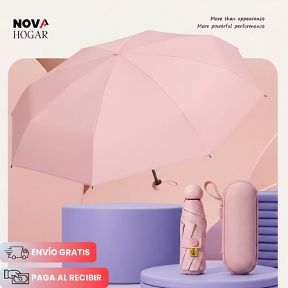 UrbanTiny™ Sombrilla Ultra Compacta para Todo Clima + Estuche