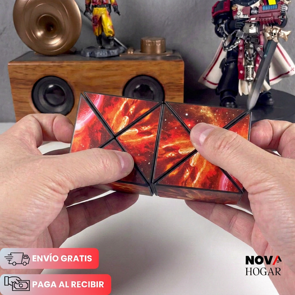 2x1 ZenCube™ Cubo Antiestrés Silencioso Plegable