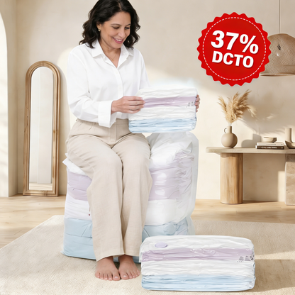 AirLessBag™ Pack x6 Bolsas al Vacío de Gran Capacidad