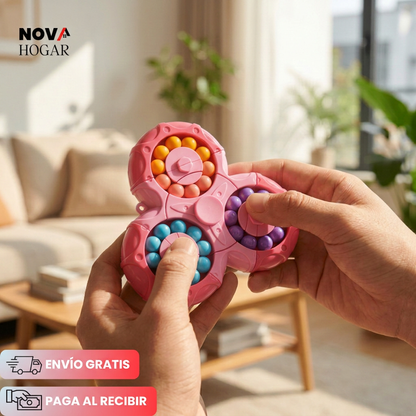 2x1 FocusSpin™ Rompecabezas Anti-Estrés Giratorio