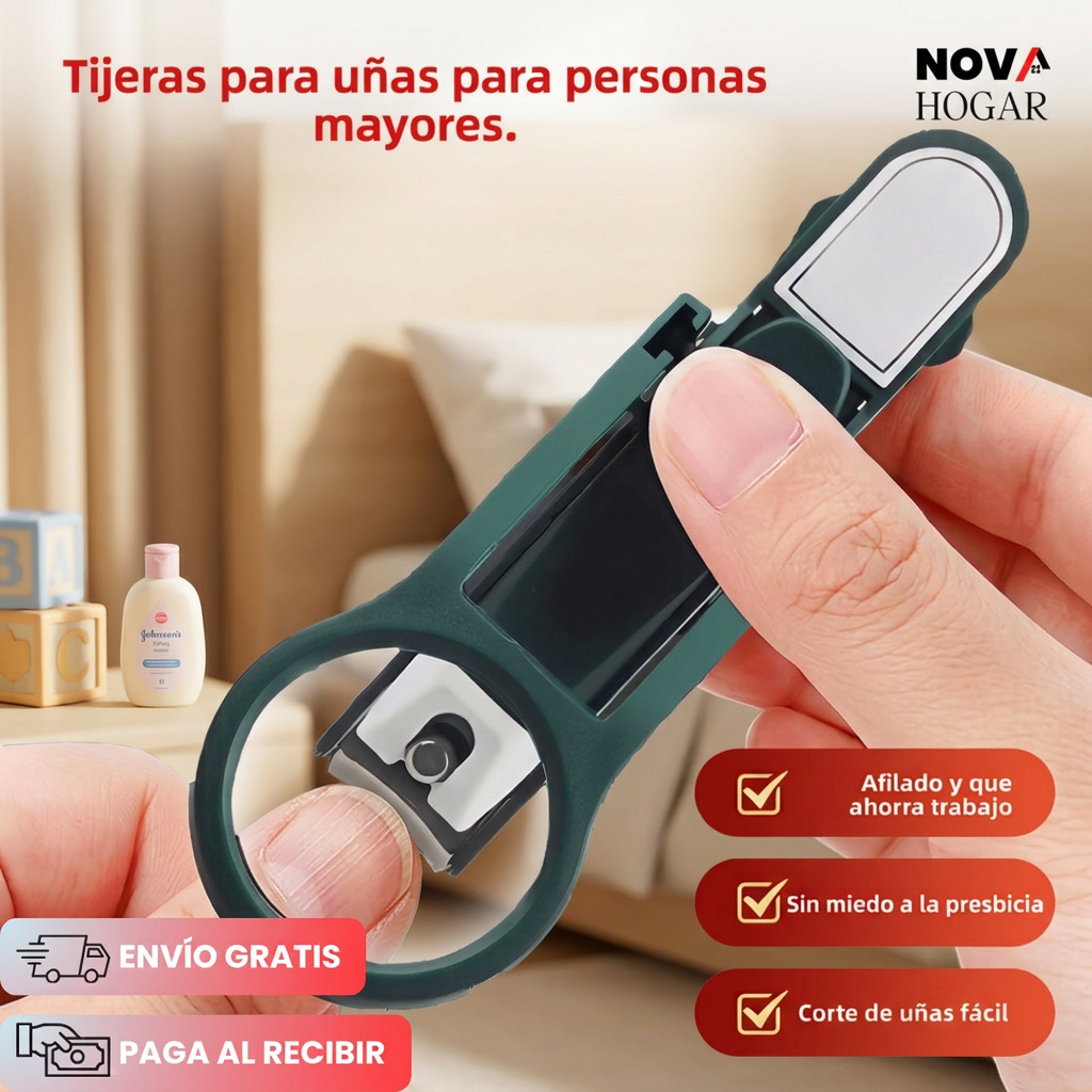ZoomCut™ Cortaúñas Con Lupa De Precisión