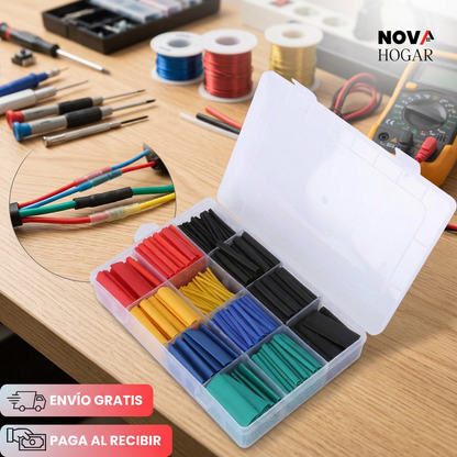 TightWrap™ Kit de 328 Tubos Termocontraíbles