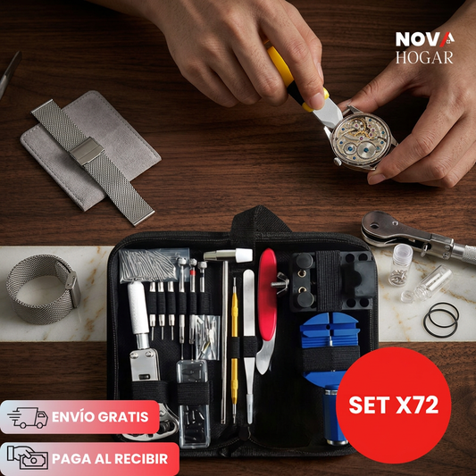 FixItWatch™ Set Profesional de 72 Piezas para Reparar Relojes